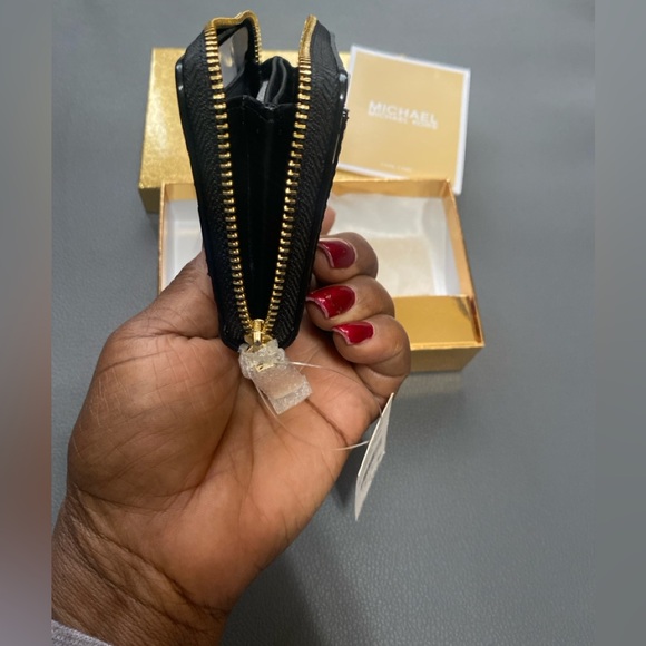 NWT Michael Kors Embossed Logo Card Case - Picture 5 of 5